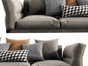 flexform adda 3 seater 3Dモデル