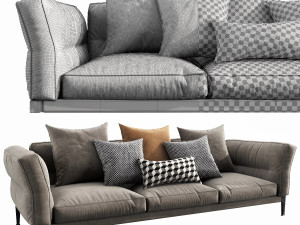 flexform adda 3 seater 3Dモデル
