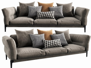 flexform adda 3 seater 3Dモデル