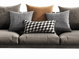 flexform adda 3 seater 3Dモデル