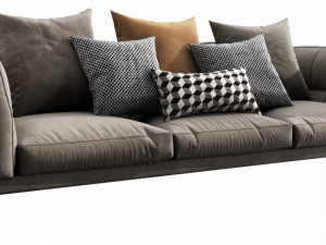 flexform adda 3 seater 3Dモデル