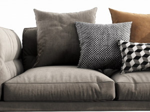 flexform adda 3 seater 3Dモデル