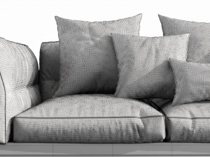 flexform adda 3 seater 3Dモデル