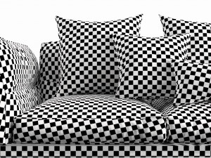 flexform adda 3 seater 3Dモデル
