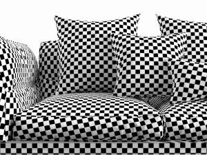 flexform adda 3 seater 3D Model