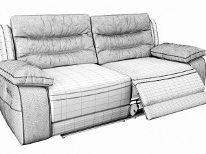 harveys monterano recliner sofa non recliner 3D Model