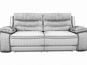 harveys monterano recliner sofa non recliner 3D Model