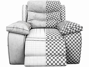 harveys monterano recliner armchair 3D Model