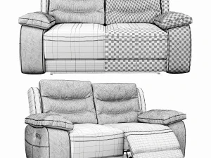 harveys monterano recliner armchair 3D Model