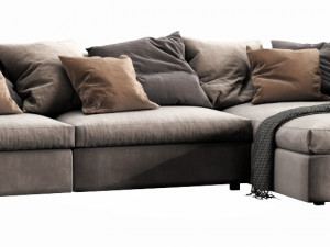 poliform dune with chaise lounge 3D मॉडल