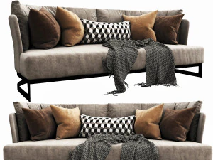 architrave cervino 3 posti Modello 3D