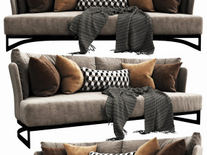 linteloo cervino 3 seater Model 3D