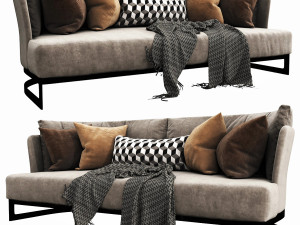 linteloo cervino 3 seater Model 3D