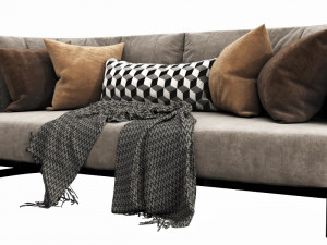 linteloo cervino 3 seater Model 3D