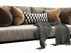 linteloo cervino 3 seater Model 3D