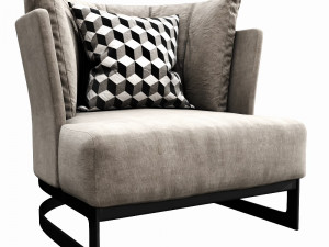 linteloo cervino armchair 3D Model