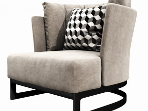 linteloo cervino armchair 3D Model