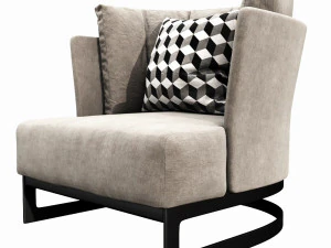 linteloo cervino armchair 3D Model