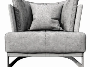 linteloo cervino armchair 3D Model