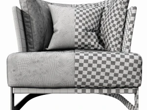 linteloo cervino armchair 3D Model