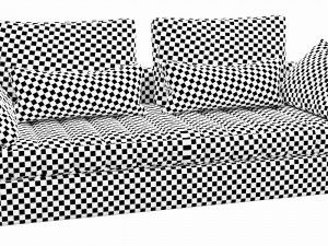 linteloo moreno 3 seater 3D Model