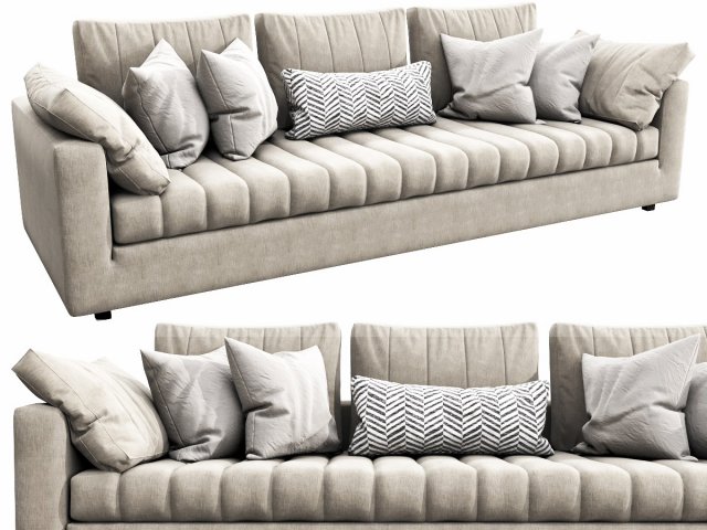 linteloo moreno 4 seater 3D Модель .c4d .max .obj .3ds .fbx .stl .blend 