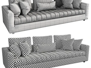 linteloo moreno 4 seater 3D Model