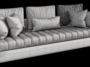 linteloo moreno 4 seater 3D Модель