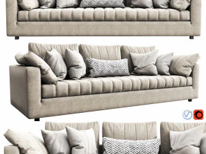 linteloo moreno 4 seater 3D Model