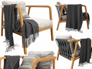 skyline flexx outdoor seat 3D Модель