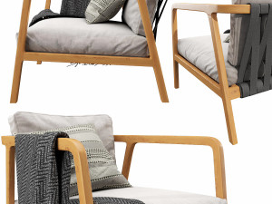 skyline flexx outdoor seat Modelo 3D