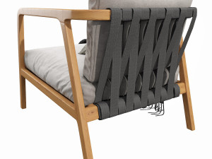 skyline flexx outdoor seat Modelo 3D