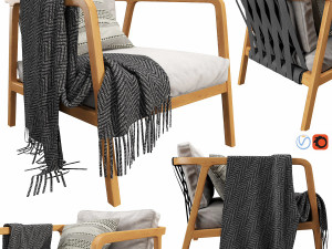 skyline flexx outdoor seat Modelo 3D