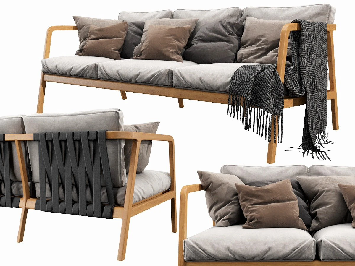 skyline flexx outdoor seat 3D Model .c4d .max .obj .3ds .fbx .stl .blend