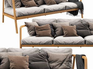 skyline flexx outdoor seat Modello 3D