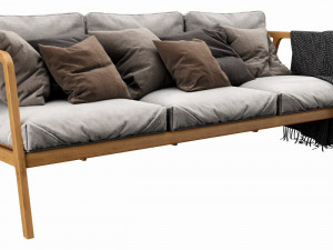 skyline flexx outdoor seat Modello 3D