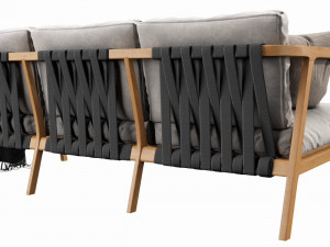 skyline flexx outdoor seat Modello 3D