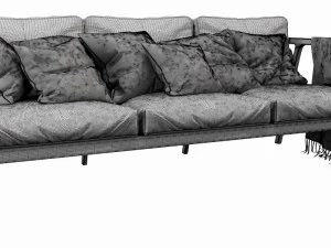 skyline flexx outdoor seat 3D Model