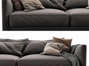 poliform bristol 2 seater 3D Model