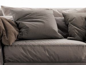 poliform paris seoul chaise lounge Model 3D