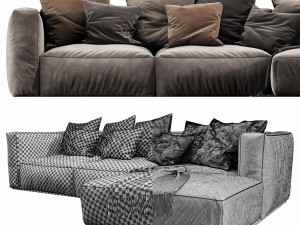 poliform shangai chaise lounge 3D Модель