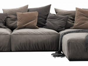 poliform shangai chaise lounge 3D Модель