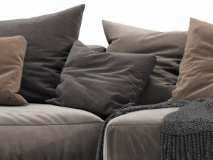 poliform shangai chaise lounge 3D Модель