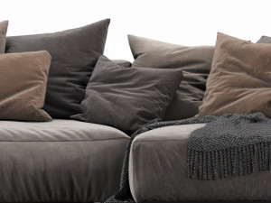 poliform shangai chaise lounge 3D Модель