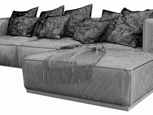 poliform shangai chaise lounge 3D Модель