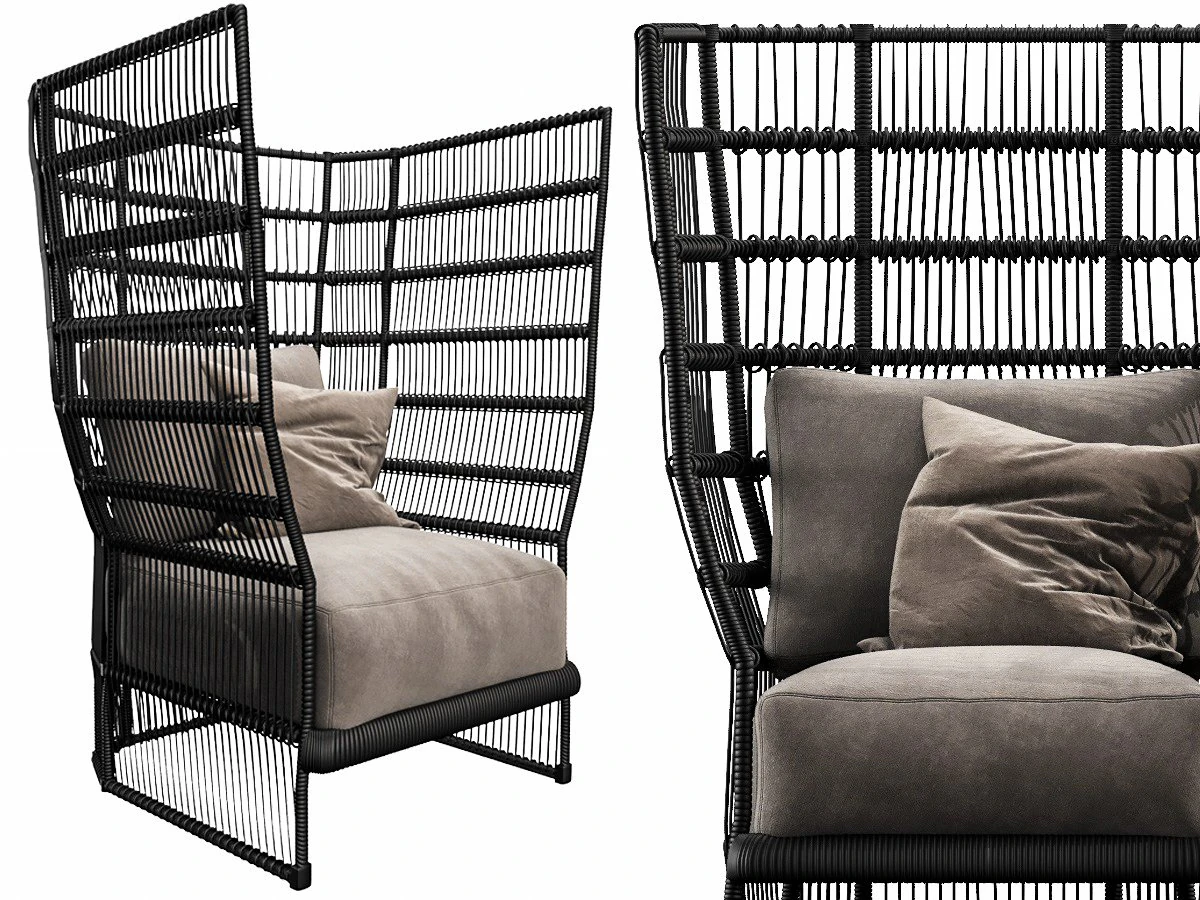 skyline chair spa collection 3D Model .c4d .max .obj .3ds .fbx .stl .blend