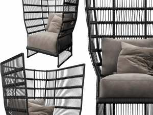 skyline chair spa collection 3D Model