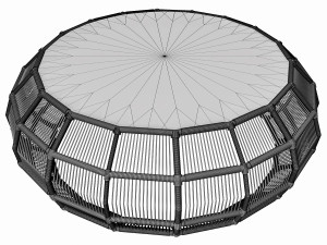 skyline table spa collection Modèle 3D