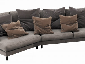 fabrili angle sofa 3D Modell