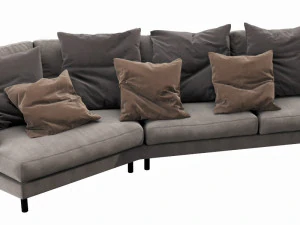 fabrili angle sofa 3D Model